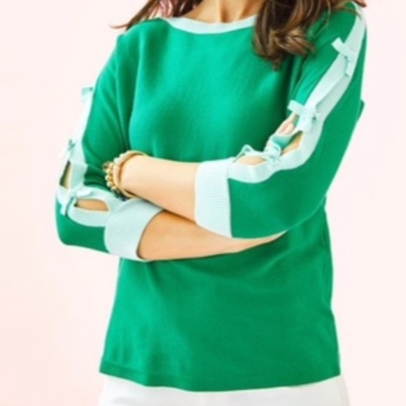 Lilly Pulitzer Green Women's Sweater Top. - Picture 1 of 10